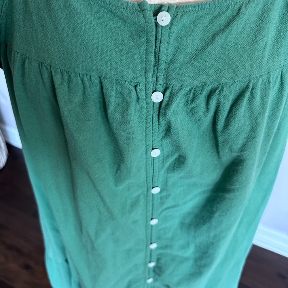 Universal Thread Dress Button-Down Ruffle Sleevel… - image 2